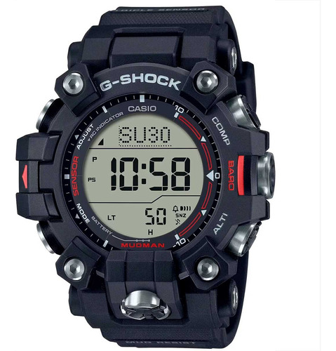 Relógio Casio G-shock Master Of G Mudman Gw-9500-1dr Cor Da Correia Preto Cor Do Bisel Preto Cor Do Fundo Bege