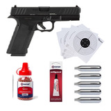 Kit Barra 009 Co2 Full Auto Blowback 4.5mm 18 Rondas Xchws P