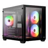 Gabinete Gamer Aerocool Dryft Mid Tower Vidro Glass 6 Fans