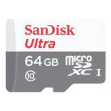 Memoria Micro Sd Sandisk 64g Clase 10