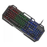 Teclado Gamer Semi Mecanico Shield Gamer Led 7-rgb Abnt2