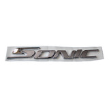 Emblema Sonic Letras Cajuela Chevrolet Unitaria Auto