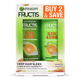 Set De 2 Champú Y Acondicionador Garnier Fructis Sleek &