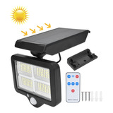 Lámpara Solar Para Pared De 160 Leds Con Sensor