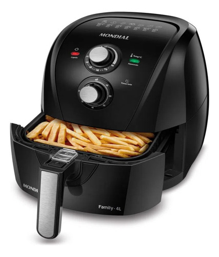  Air Fryer 4,0l 1500w Mondial Afn-40-fb  Antiader Timer 220v