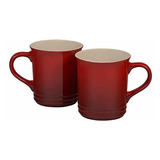 Set Tazas Le Creuset 12 Oz Cerise