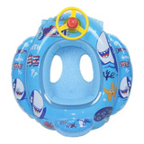 Flotador Inflable Agua Piscina Asiento Con Volante Y Bocina