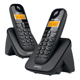 Telefone Sem Fio Intelbras Ts 3112 + Ramal Adicional Preto