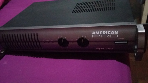 American Pro Amplificador Potencia Apx I 300 Caba/ No Envios