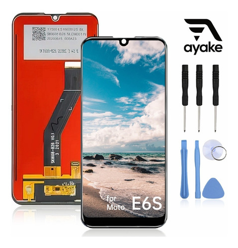 Pantalla Lcd Táctil Completa Para Moto E6s E6i Xt2053