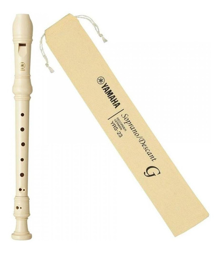 Flauta Doce Germânica Soprano Yamaha Yrs23g Original + Nfe