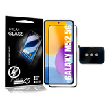 Película Câmera + Película Full 3d Compatível Galaxy M52 5g 