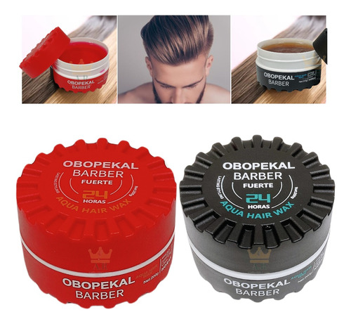 Cera Obopekal Para Barba Cabello Gel Pomada Capilar Barbería