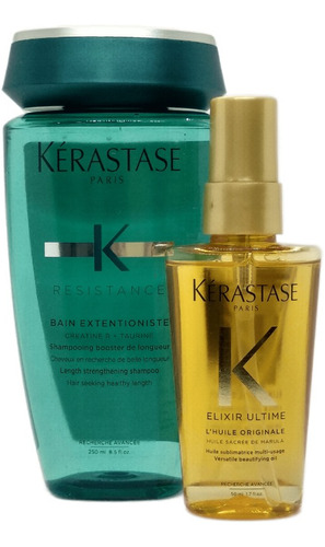 Kerastase Bain Extensioniste 250 Ml + L Huile Elixir 50 Ml