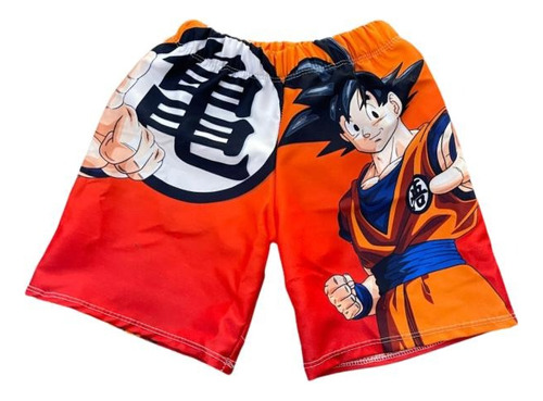 Pantalones De Playa Con Estampado De Diferentes Personajes. 