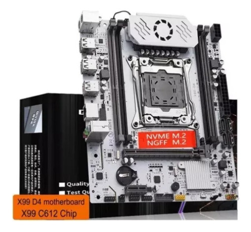 Kit Placa Mãe X99 + Xeon E5-2630 V4 + 16gb Ddr4 Branco