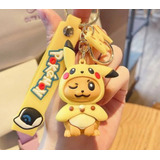 Figura Pokemon Eevee Pikachu Kawaii Con  Llavero 