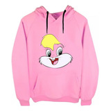 Sudadera Con Gorro Looney Tunes Personajes Adulto Moda  