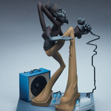 Estatua De Artista De Hip-hop, Música, Dj, Bailarín, Modelar