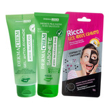 Kit Facial Skin Care Gel Sabonete E Máscara Cravos Ricca