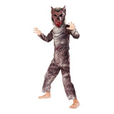 Disfraz De Halloween De Hombre Lobo 3d For Niños Con Máscara