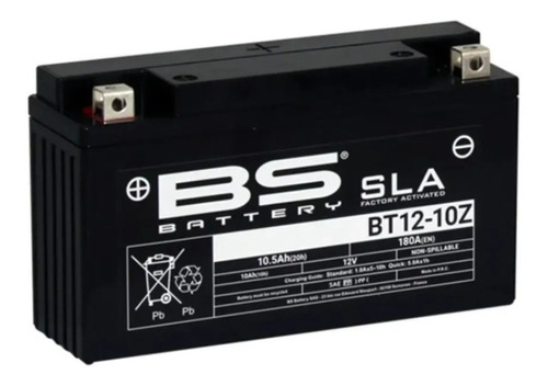 Bateria Moto Bs Bt12-10z Zontes X310 R310 T310 Dafy