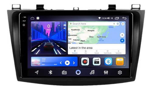 Estéreo Para Mazda 3 2010-2013 Android Carplay Wifi 6g+128g