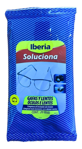 Toallitas Para Limpieza De Lentes 20un Iberia