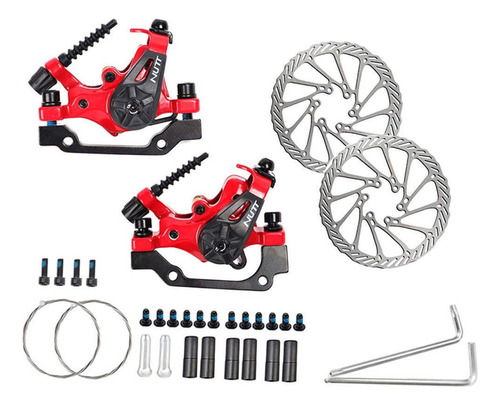 * Frenos Mecánicos De Bicicleta Mtb Con Botón De Ajuste