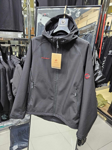 Mammut Chamarra De Soft Shell Hombre 100% Original, Negra