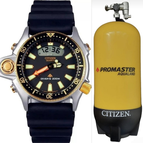 Relógio Citizen Aqualand Promaster Jp2004-07e + Cilindro 