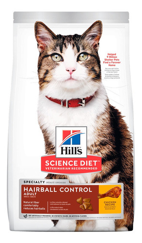 Hills Gatos Hairball 15.5 Lb (control Bola De Pelos) Envio G