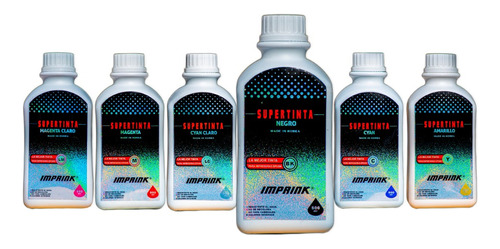 Pack Supertinta 3litros (6x500ml) Para Epson Coreana Imprink