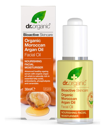 Aceite Facial De Argan Marroqui Organico Dr. 1.0 Fl Oz
