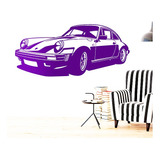 Vinilo Adhesivo Decorativo Pared Porsche 911 120x54cms