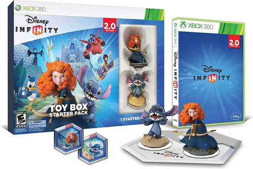 Disney Interactive Infinity 2.0 Toy Box Bundle Xbox 360 !!!