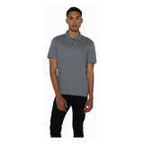 Polo Gris Slim Con Logo  Calvin Klein De Hombre