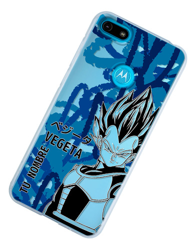 Funda Para Motorola Dragon Ball Z Vegeta Super Saiyan Nombre