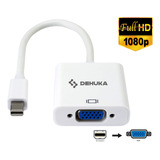 Adaptador Mini Displayport A Vga Compatible Con Macbook Notebook Tablet Monitor Proyector Dehuka