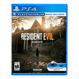 Juego Resident Evil 7 Biohazard Ps4 Vr Mode Included Físico