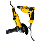 Combo Taladro 1/2 Pulidora 4 1/2 De Velocidades Dewalt