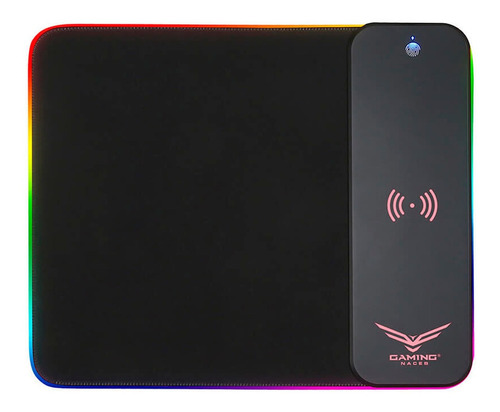 Mouse Pad Naceb Na-0926 Con Carga Inalambrica Leds Rgb