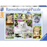 Rompecabezas Ravensburger Gatos Y Más Gatos 500 Piezas 12+