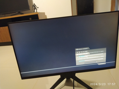 Monitor Alienware 25  Defeito