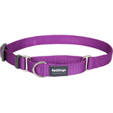 Red Dingo Classic Martingala Perro Collar  Grande  Color Mor