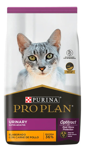 Pro Plan Optitract Urinary Alimento Para Gato Adulto Sabor Pollo Y Arroz En Bolsa De 7.5kg