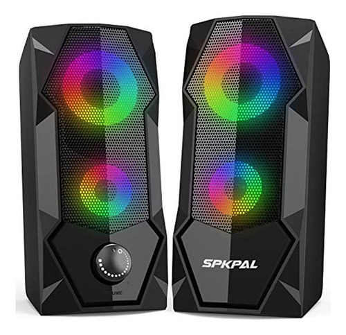 Spkpal Altavoces Para Computadora Altavoz Para Juegos Rgb Pc