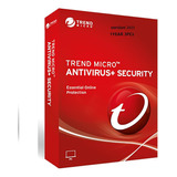 Trend Micro Antivirus + Security  1 Pc 1 Año