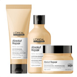 Kit Absolut Repair Quinoa: Shampoo + Acondicionador + Mask