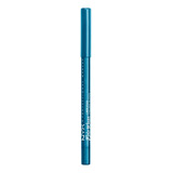 Lápiz Delineador De Ojos Nyx Professional Makeup Epic Wear Lápiz Delineador De Ojos Epic Wear Nyx Professional Makeup Color Turquoise Storm Con Acabado Metálico